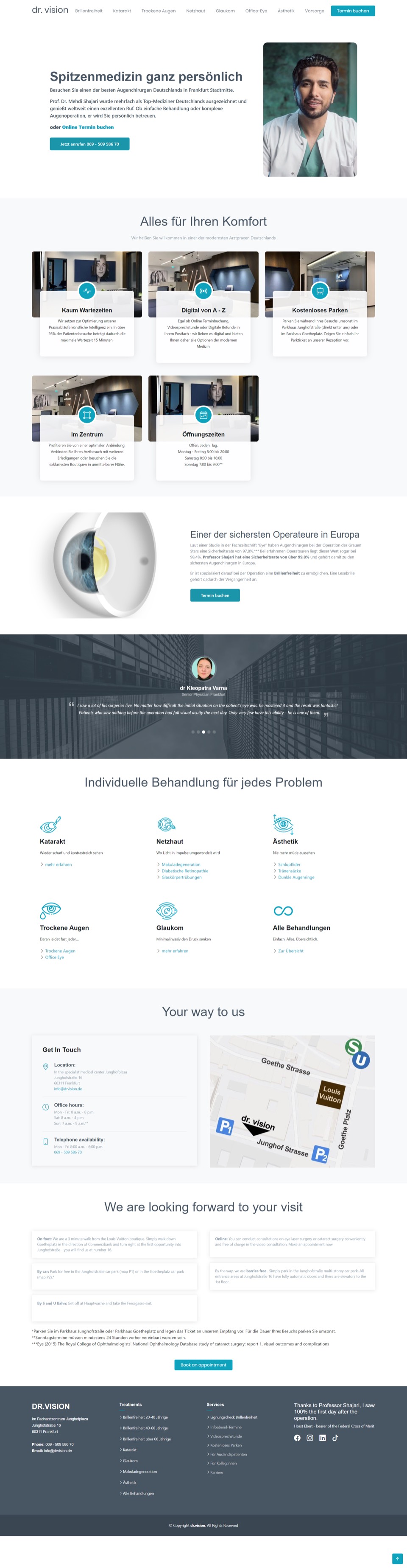 Optimized landing page built by Synaptic Technologies